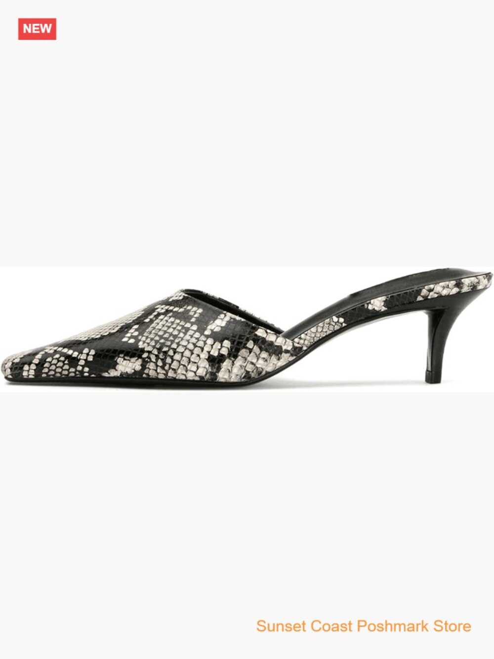 Kitten Heel Mules Square Toe Slip On Pumps Low Heel Slides Backless Dress